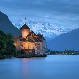 Castle On Lake by Roland Gerth