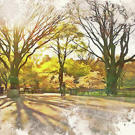 Central Park, New York - 03 by AM FineArtPrints
