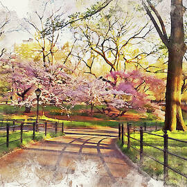 Central Park, New York - 04 by AM FineArtPrints