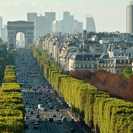 Champs Elysées Seen Of Top by Jean Marc Romain