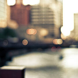Chicago At Evening by Serhio Photography By Sergei Yahchybekov