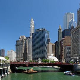 Chicago River, Illinois by Heeb Photos