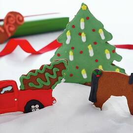 Christmas Cookie Winter Scene by Thomas, Edward
