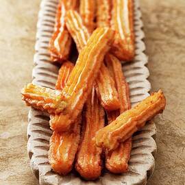 Churros fried Pastries, Spain by Petr Gross