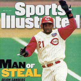 Cincinnati Reds Deion Sanders... Sports Illustrated Cover by Sports Illustrated