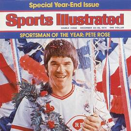 Cincinnati Reds Pete Rose, 1975 Sportsman Of The Year Sports Illustrated Cover by Sports Illustrated
