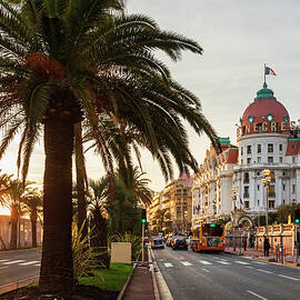 City Of Nice In The French Riviera by Luigi Vaccarella