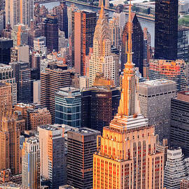 Cityscape With Empire State Bldg by Antonino Bartuccio