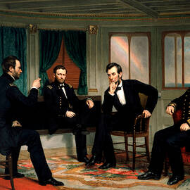 Civil War Union Leaders - The Peacemakers - George P.A. Healy by War Is Hell Store