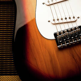 Classic Electric Guitar And Amp by Halbergman