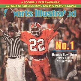 Clemson University Perry Tuttle, 1982 Orange Bowl Sports Illustrated Cover by Sports Illustrated