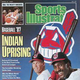 Cleveland Indians Cory Snyder And Joe Carter, 1987 Mlb Sports Illustrated Cover by Sports Illustrated