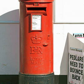 Close-up Of Red Mailbox, England by Jalag / Annette Falck