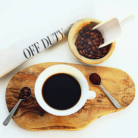 Coffee Still Life With Black Coffee In by Lumiere