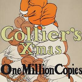 Colliers Xmas, One Million Copies by Edward Penfield