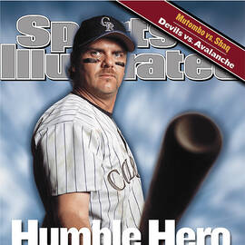 Colorado Rockies Larry Walker Sports Illustrated Cover by Sports Illustrated
