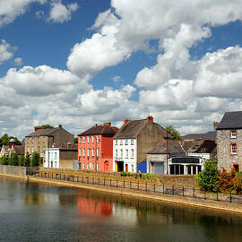 Colorful Houses Of Kilkenny, Ireland by Mammuth