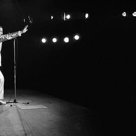 Coluche Performance At The Olympia In by Daniel Simon