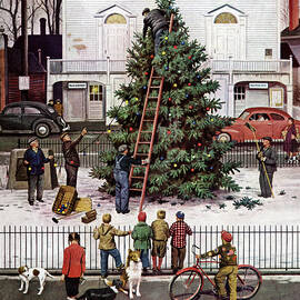 Community Christmas Tree Decoration Event by Curtis Licensing