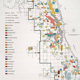 Community Settlement Map, Chicago by Chicago History Museum