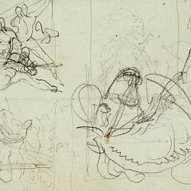 Compositional Studies by Theodore Gericault