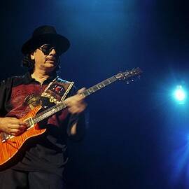 Concert Of Carlos Santana In Bercy by Alain Benainous