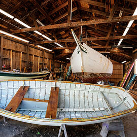 Connecticut, Mystic, Mystic Seaport Museum, Seaport Village, Living History Museum, Seaport Scene, Maine Sloop Boat by Lumiere