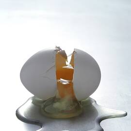 Cracked Egg by Romulo Yanes