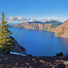 Crater Lake In Oregon by Bernd Grundmann