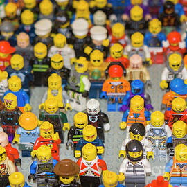 Crowd of lego people by Stefano Senise