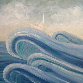 Crowning The Waves by Angeles M Pomata