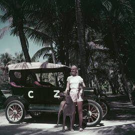C.z. Guest In Palm Beach by Slim Aarons