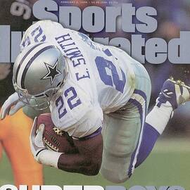 Dallas Cowboys Emmitt Smith, Super Bowl Xxx Sports Illustrated Cover by Sports Illustrated
