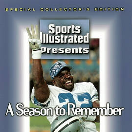 Dallas Cowboys Emmitt Smith, Super Bowl Xxx Sports Illustrated Cover by Sports Illustrated
