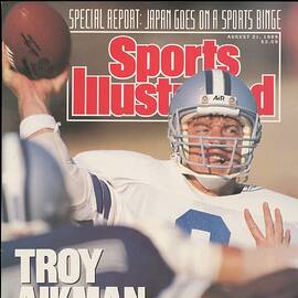 Dallas Cowboys Qb Troy Aikman... Sports Illustrated Cover by Sports Illustrated