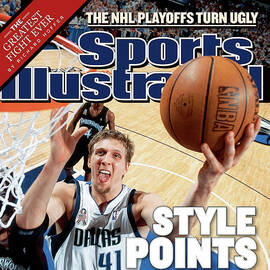 Dallas Mavericks Dirk Nowitzki, 2002 Nba Western Conference Sports Illustrated Cover by Sports Illustrated