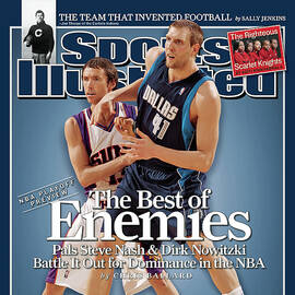 Dallas Mavericks Dirk Nowitzki And Phoenix Suns Steve Nash Sports Illustrated Cover by Sports Illustrated