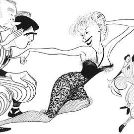 Damn Yankees by Al Hirschfeld