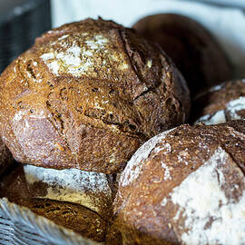 Delicious Fresh Dark Bread, Organic, From The Bakery, Svaneke Brod, Sourdough, Baltic Sea, Bornholm, Svaneke, Denmark, Europe by Thomas Rötting