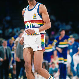 Denver Nuggets Alex English by Scott Cunningham