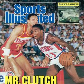 Detroit Pistons Isiah Thomas, 1987 Nba Eastern Conference Sports Illustrated Cover by Sports Illustrated