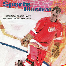 Detroit Red Wings Gordie Howe Sports Illustrated Cover by Sports Illustrated