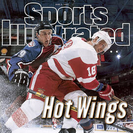 Detroit Red Wings Kirk Maltby, 1997 Nhl Western Conference Sports Illustrated Cover by Sports Illustrated