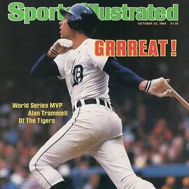 Detroit Tigers Alan Trammell, 1984 World Series Sports Illustrated Cover by Sports Illustrated
