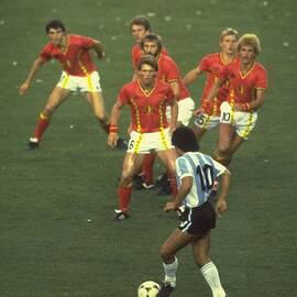 Diego Maradona by Steve Powell
