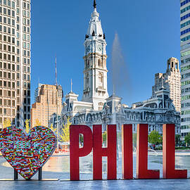 Dilworth Park, Philadelphia Pa by Claudia Uripos