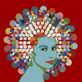 Disco Queen RED by BFA Prints