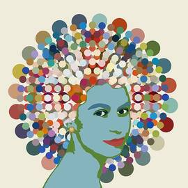 Disco Queen WHITE by BFA Prints