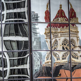 Distorted Portland Reflections by Jean Noren