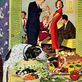 Doggy Buffet by Richard Sargent